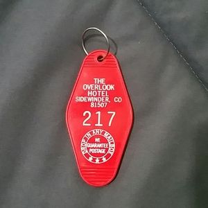 The Shining hotel keychain